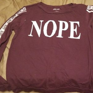 Nope long sleeve